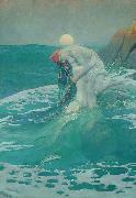 Howard Pyle The Mermaid oil on canvas